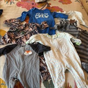 Set of 6 Infant One-Piece - size 0-3M